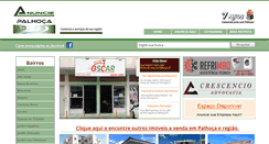 Desktop Screenshot of anunciepalhoca.com.br